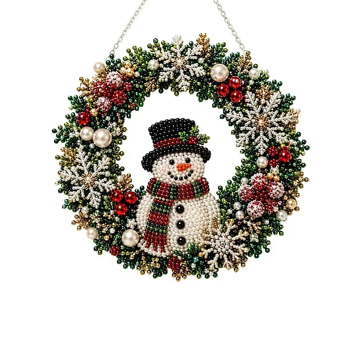 Christmas Diamond Painting Light Wreath DIY Kit