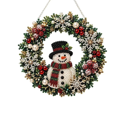 Christmas Diamond Painting Light Wreath DIY Kit