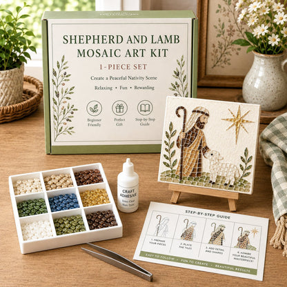 💥 LAST DAY 49% OFF - Nativity DIY Art Kit – Beginner-Friendly ✨