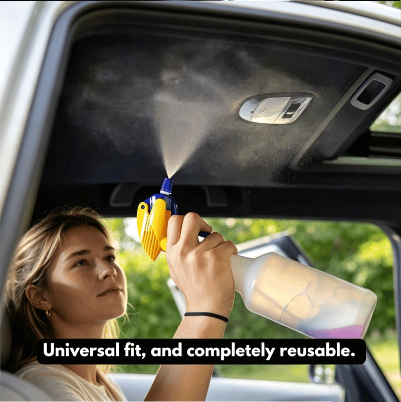 🔥🌟💦 3-Pack Universal Fit 360° Spray Bottle Adapter