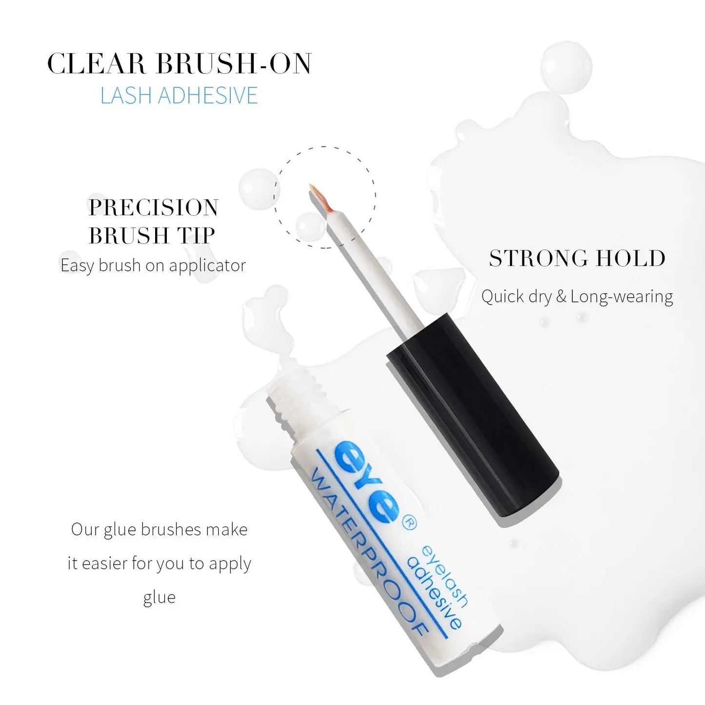 🎉 Waterproof Lash Glue 4-Pack — 33% OFF Today | Quick-Dry, All-Day Hold