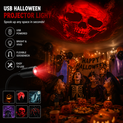❤️Last Day 62% Off❤️ 🎃 Plug It In. Watch Your Room Come Alive With Halloween Magic💀Halloween 6-Disc Set