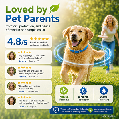 ⏰LIMITED TIME PRICE: ONLY ￡6.99!!!🔥PawGuard™ Flea & Tick Collar 🌟 –The UK’s #1 Vet-Approved, Chemical-Free Shield for Dogs & Cats!🐾 Finally—Safe & Strong Protection! 🌿🇬🇧