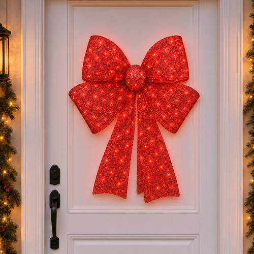 🔥55% OFF Hot Sale🎁✨🎄 48-Inch Lighted Christmas Bow 🎀