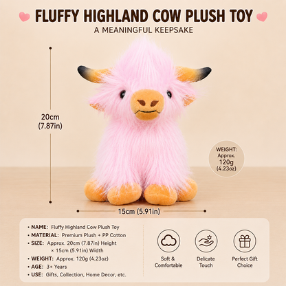 🎓 Graduation Highland Cow Plush – The Ultimate Sentimental Keepsake