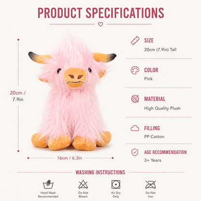 🎓 Graduation Highland Cow Plush – The Ultimate Sentimental Keepsake