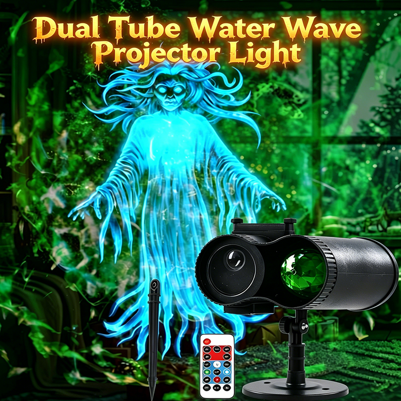 🎃🔥Halloween Skull Dynamic Light 10 Unique HD Projection Patterns