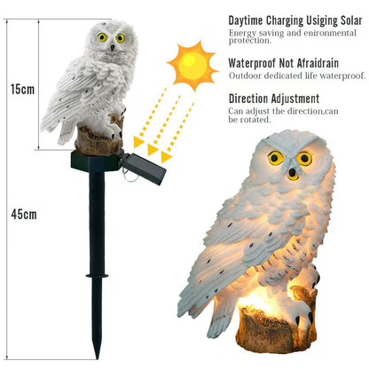 🦉 Mother's Day Sale — Buy More Save More! Solar Owl Garden Light | Waterproof, Auto On/Off 🌙✨