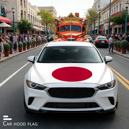 Show Your American Pride – American Flag Car Hood Cover Universal Size | 4th of July Ready🦅