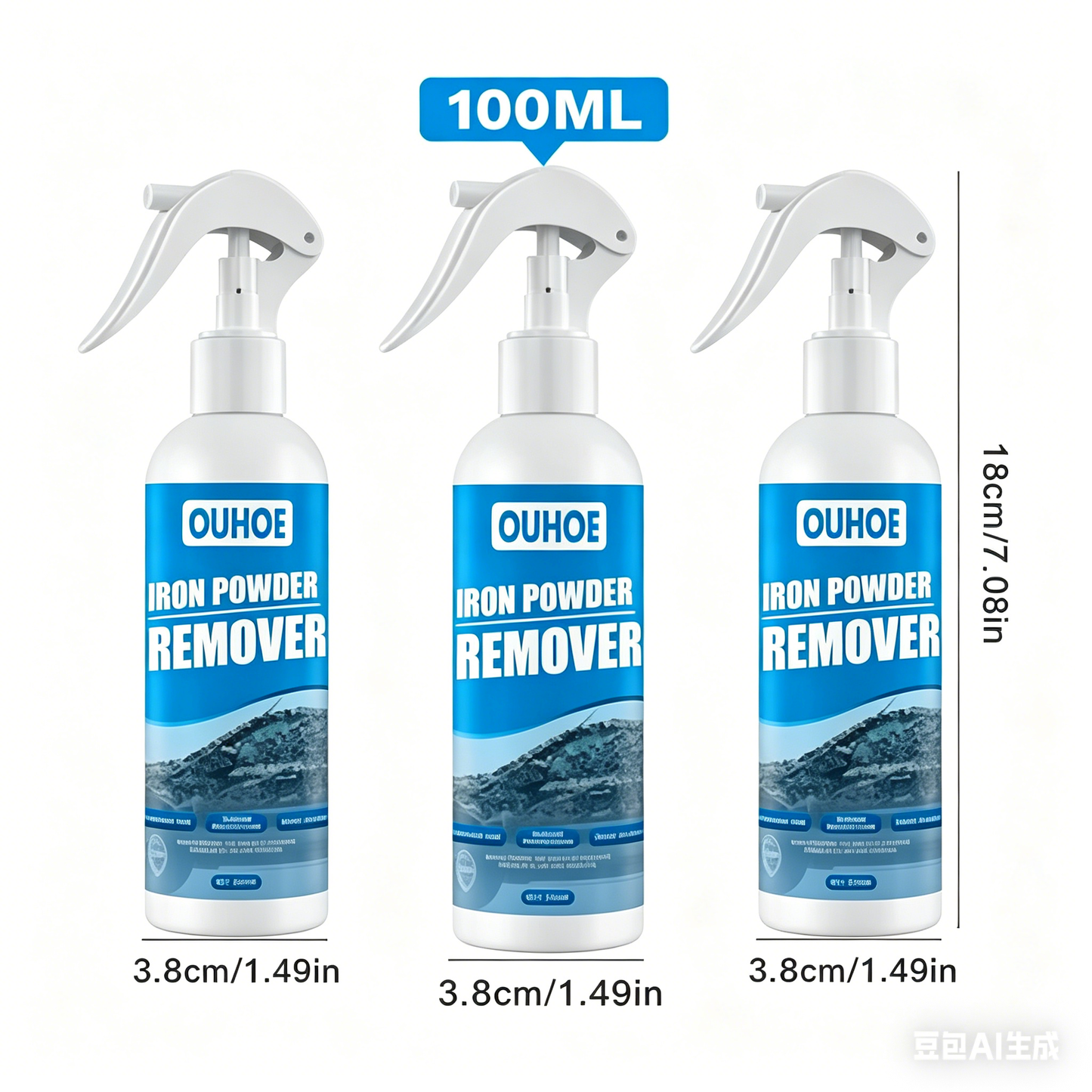 🔥 Multi‑Purpose Rust Remover Spray – Rust Gone, Metal Like New! 🛠️✨ Dissolves rust on contact – wheels, tools, chains, and more. 💪🚗