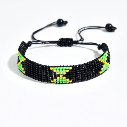 Country Flag Beaded Bracelet – Rep Your Nation, Bead by Bead