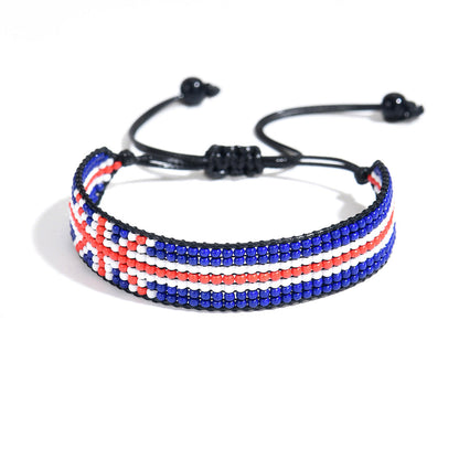 Country Flag Beaded Bracelet – Rep Your Nation, Bead by Bead