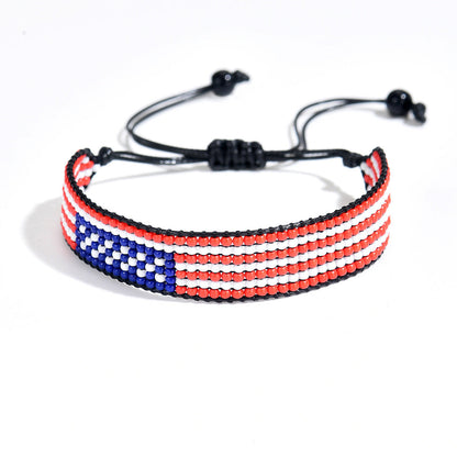 Country Flag Beaded Bracelet – Rep Your Nation, Bead by Bead