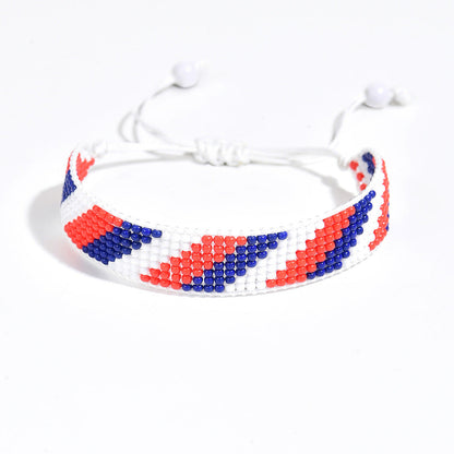 Country Flag Beaded Bracelet – Rep Your Nation, Bead by Bead