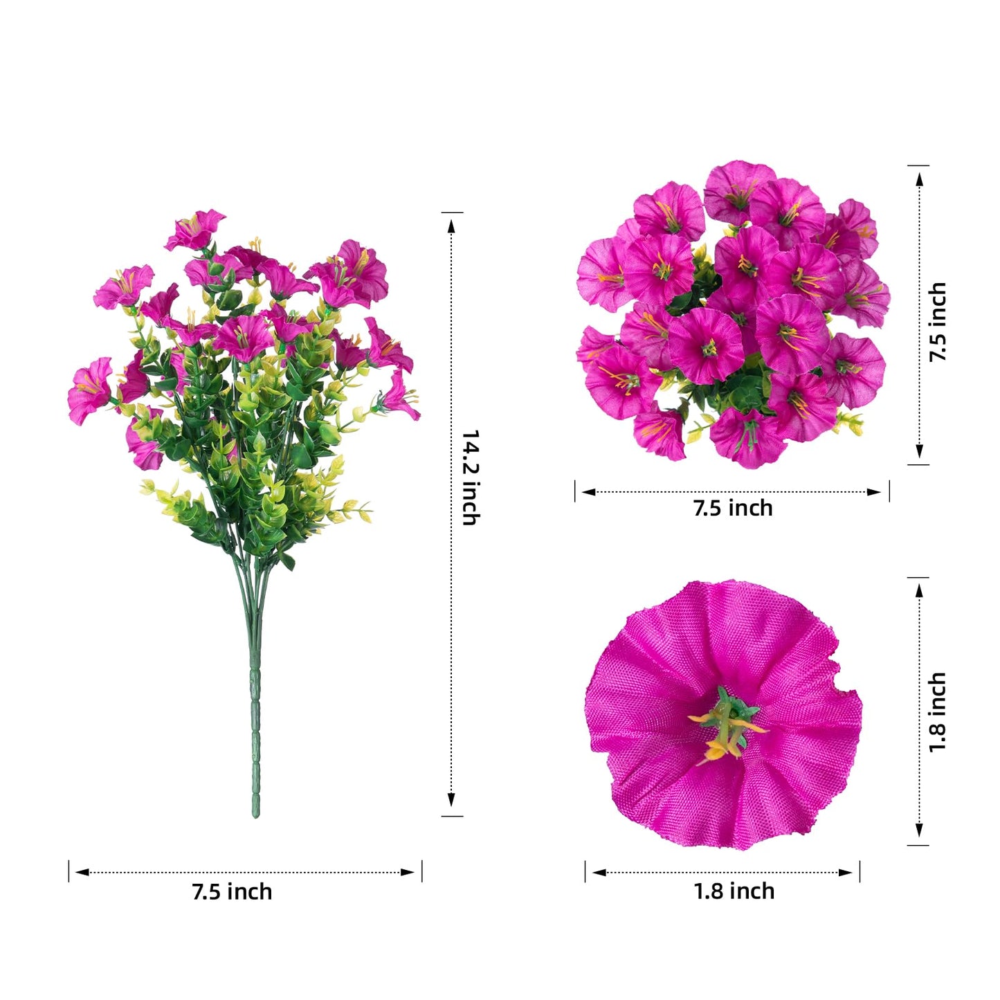 ⏰Limited Time Offer⏰🔥UV Resistant Artificial Petunias Flowers