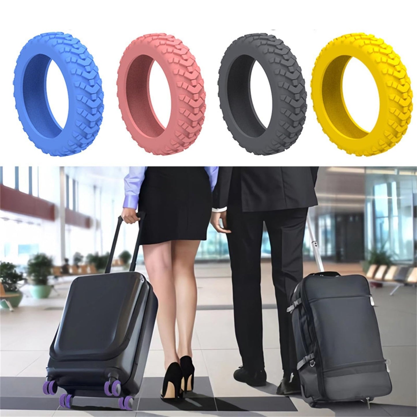 🔥🔥Luggage Suitcase Wheels Protection Covers
