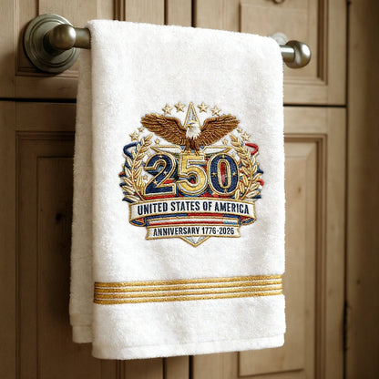 🎆🎉250th Anniversary Commemorative Towel | A Tribute Woven in Thread