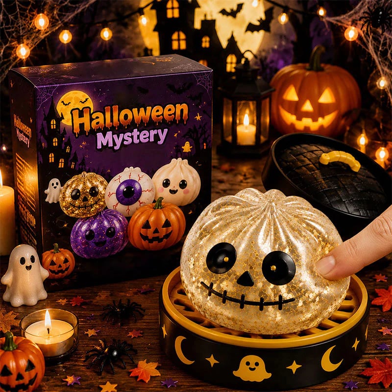 🎃 Halloween Dumpling Squeeze Squishy Toy⏰ Limited Time 46% Discount for Early Shoppers