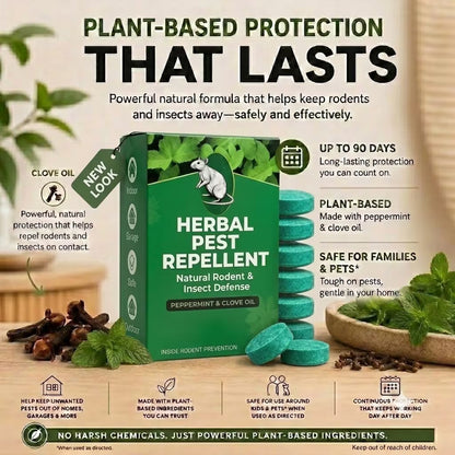 🐀 50% OFF NOW!⚡🟢Rodent-Insect Repellent Tablets - 12 Pack