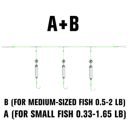🔥3 Hooks Anti Drift Bottom Fishing Rig