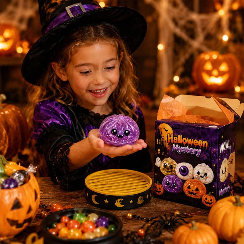 🎃 Halloween Dumpling Squeeze Squishy Toy⏰ Limited Time 46% Discount for Early Shoppers