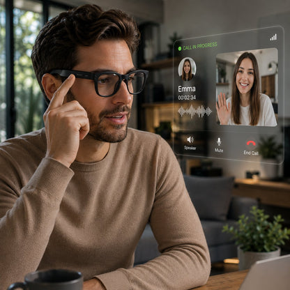 👓 50% OFF AI Smart Glasses 🎥 4K POV Camera | Multi-Language Translation & AR Navigation-H