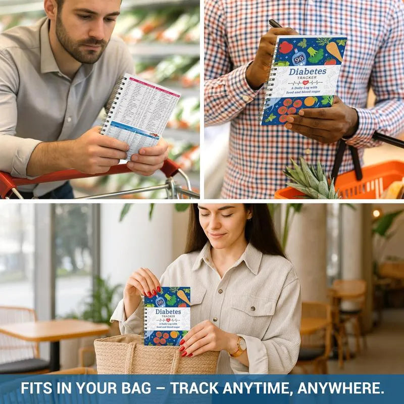 🔥📘✨Special for Diabetes🔥Diabetes Tracker Book with Food List