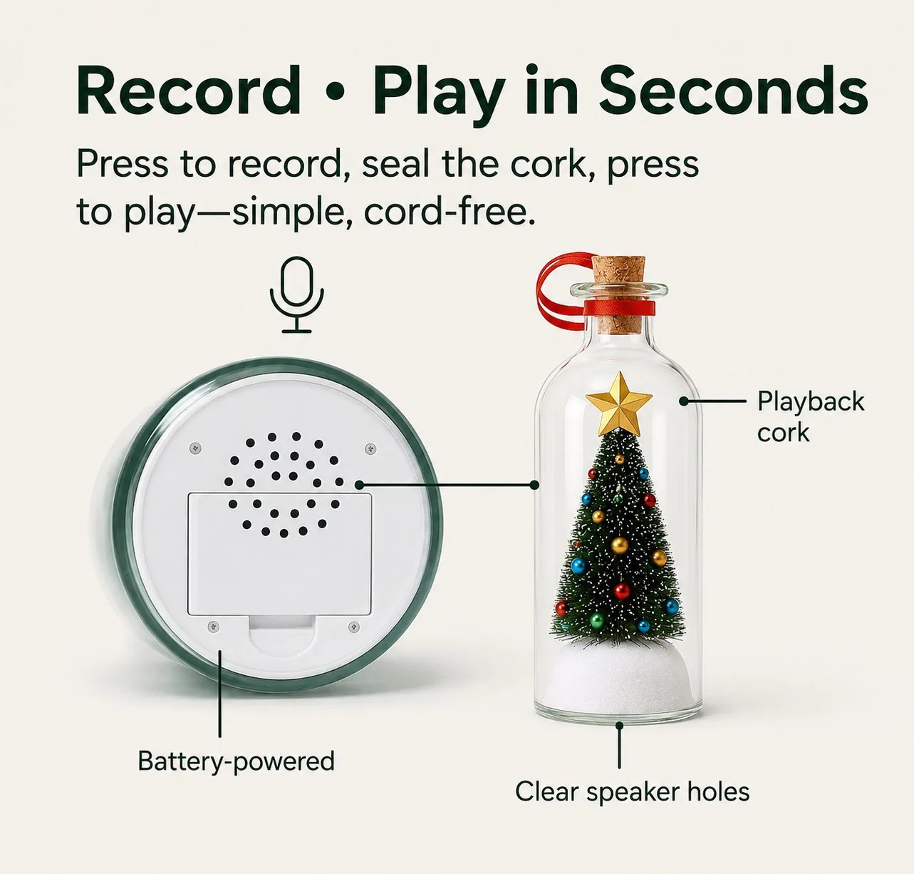 🎁Record Your Voice. Give Them a Memory They Can Keep.⭐