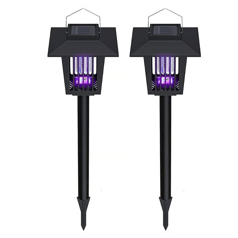 🔥Last Day 30% OFFEco-Friendly - 2-in-1 Flickering Flame - Solar Powered Mosquito  & Garden Stake Light