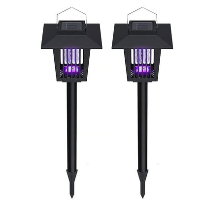 🔥Last Day 30% OFFEco-Friendly - 2-in-1 Flickering Flame - Solar Powered Mosquito  & Garden Stake Light