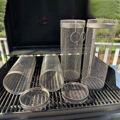 🔥Rolling Grilling Basket