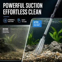 Electric aquarium gravel cleaner