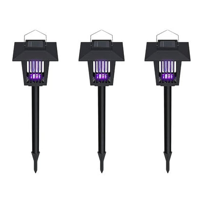 🔥Last Day 30% OFFEco-Friendly - 2-in-1 Flickering Flame - Solar Powered Mosquito  & Garden Stake Light