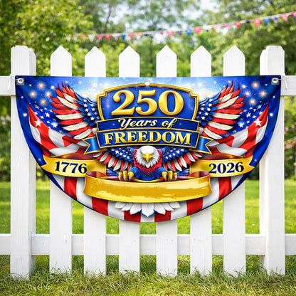 🎖️ Custom 250 Years of Freedom Flag | USA Patriotic Decor