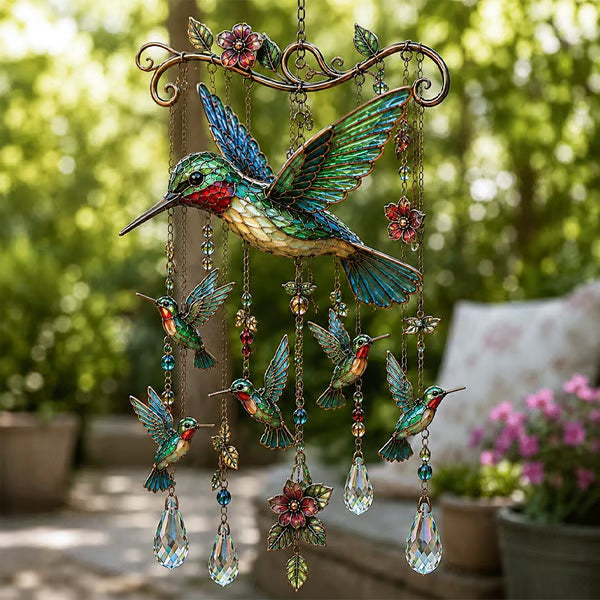 🔥Last Day 52% OFF - 🐦🎐Graceful Hummingbird Wind Chime