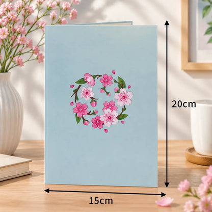 🏆50K+ SOLD! 🌼💌 Forever-Blooming 3D Flower Pop-Up Card– Personalized Love Message & Everlasting Bloom 🎁