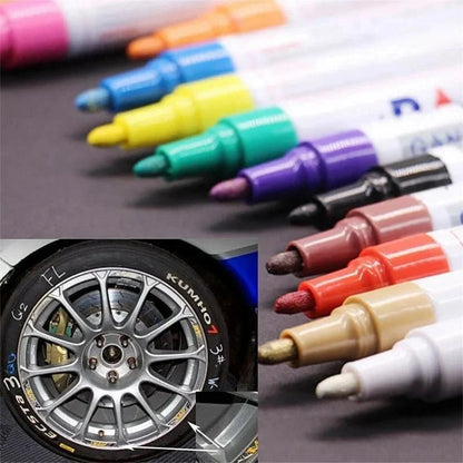 🔥Waterproof Tire Paint Pen –Same Formula Used by Dealerships & Detailers