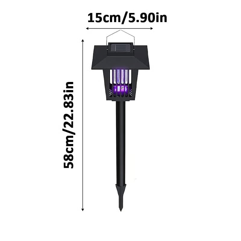 🔥Last Day 30% OFFEco-Friendly - 2-in-1 Flickering Flame - Solar Powered Mosquito  & Garden Stake Light