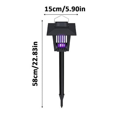 🔥Last Day 30% OFFEco-Friendly - 2-in-1 Flickering Flame - Solar Powered Mosquito  & Garden Stake Light