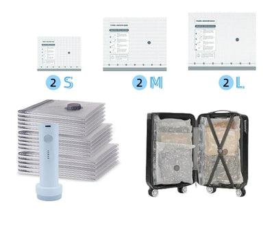 🔥Rechargeable Pump + Bags / 12 (4S+4M+4L)