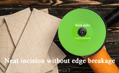 4.5" Diamond Disc for Rock Slabs 🪨 Ceramic · Tile · Marble · Granite 💎 Vacuum Brazed · Ultra-Thin 🔧 Angle Grinder · Bench Grinder · Die Grinder
