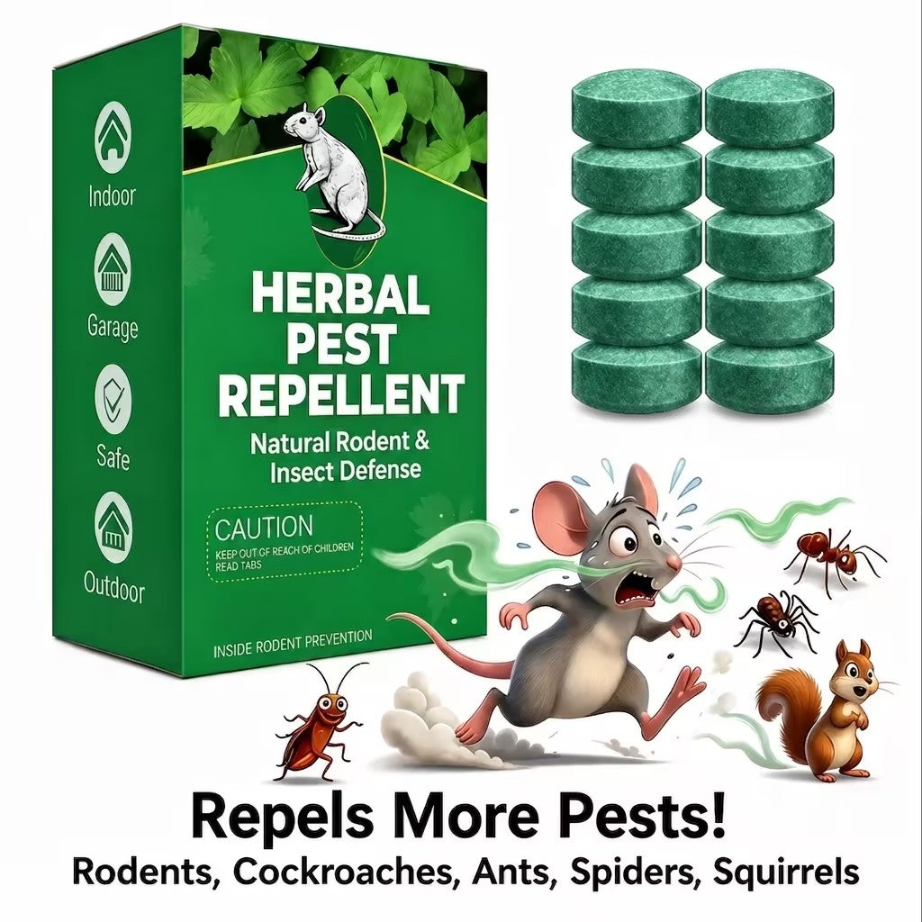 🐀 50% OFF NOW!⚡🟢Rodent-Insect Repellent Tablets - 12 Pack