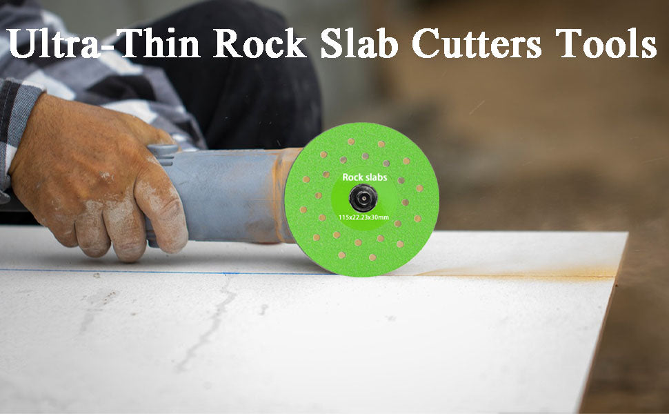 4.5" Diamond Disc for Rock Slabs 🪨 Ceramic · Tile · Marble · Granite 💎 Vacuum Brazed · Ultra-Thin 🔧 Angle Grinder · Bench Grinder · Die Grinder