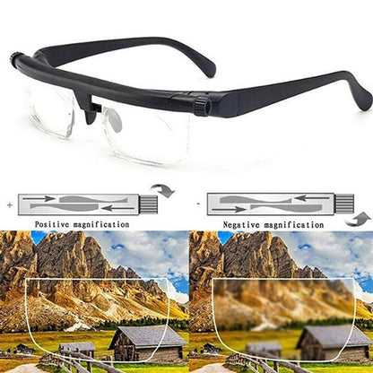 🔥 Adjustable Focus Glasses – 💥Buy 1 Get 1 Free👁️
