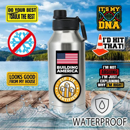 🔥2026 Spring Sale - 150Pcs Blue Collar Funny Stickers 👷‍♂️