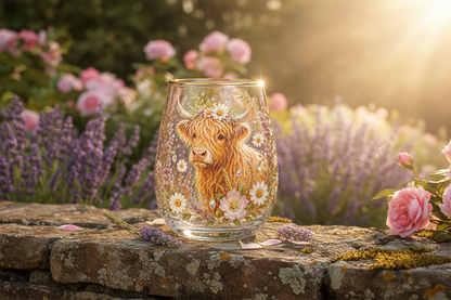 Highland Garden Cottage Scene