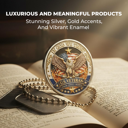 🔥Last Day 50% OFF🔥 250 Years of Freedom Veteran Tribute Coin