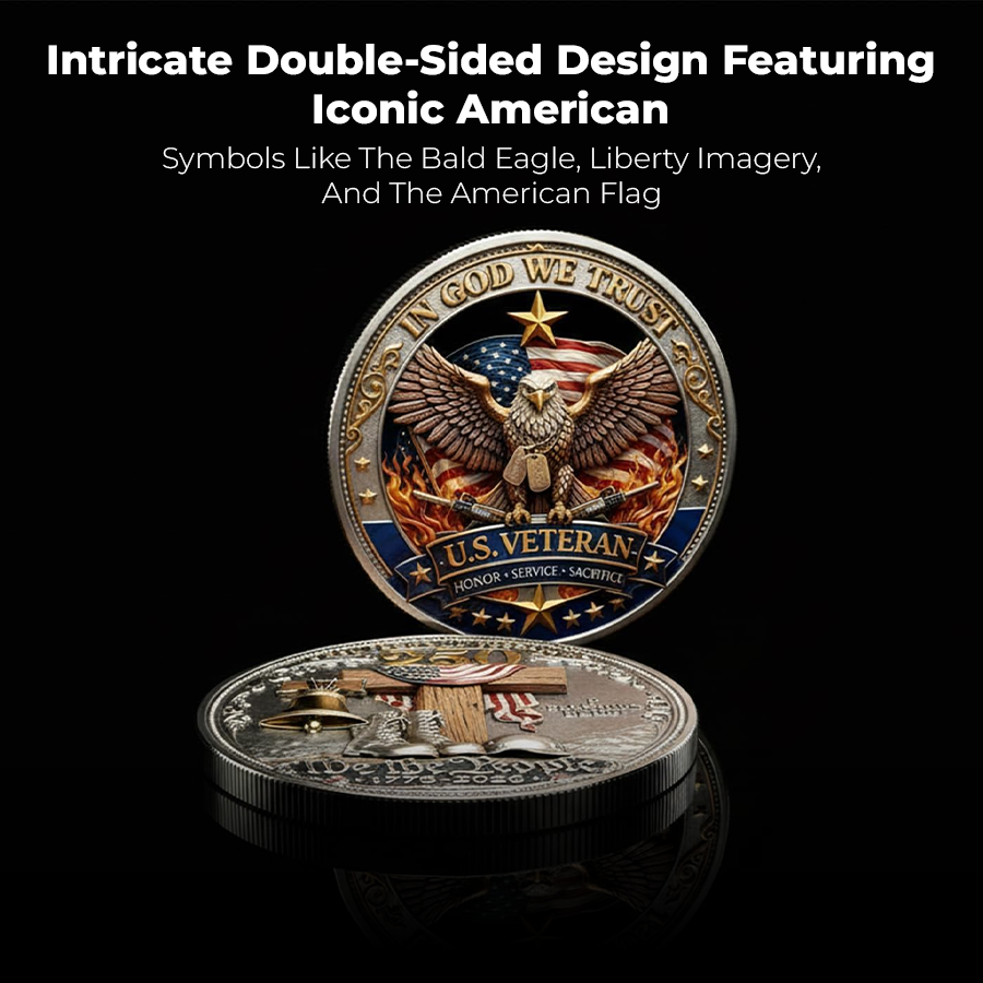 🔥Last Day 50% OFF🔥 250 Years of Freedom Veteran Tribute Coin