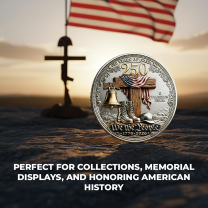 🔥Last Day 50% OFF🔥 250 Years of Freedom Veteran Tribute Coin