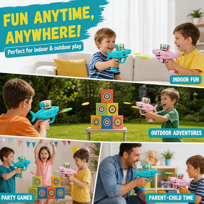 Foam Disc Shooter, Foam Disc Launcher, Summer Activities, and Party Favors for Ages 6-12